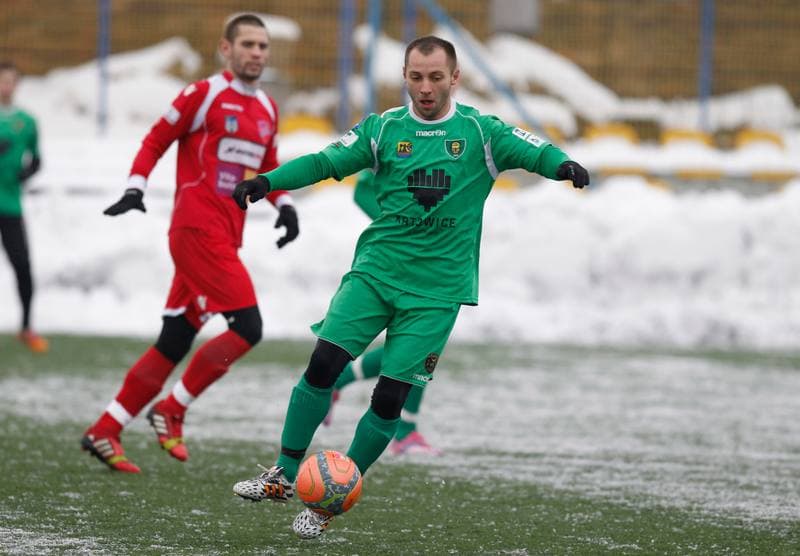 Football. Friendly Match. GKS Katowice - Rakow Czestochowa. 28.01.2015