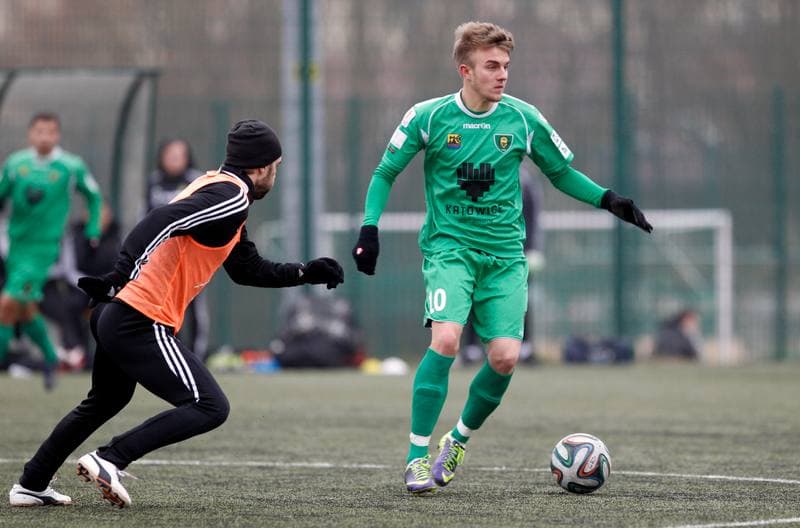 Football. Friendly Match. GKS Belchatow - GKS Katowice. 21.01.2015