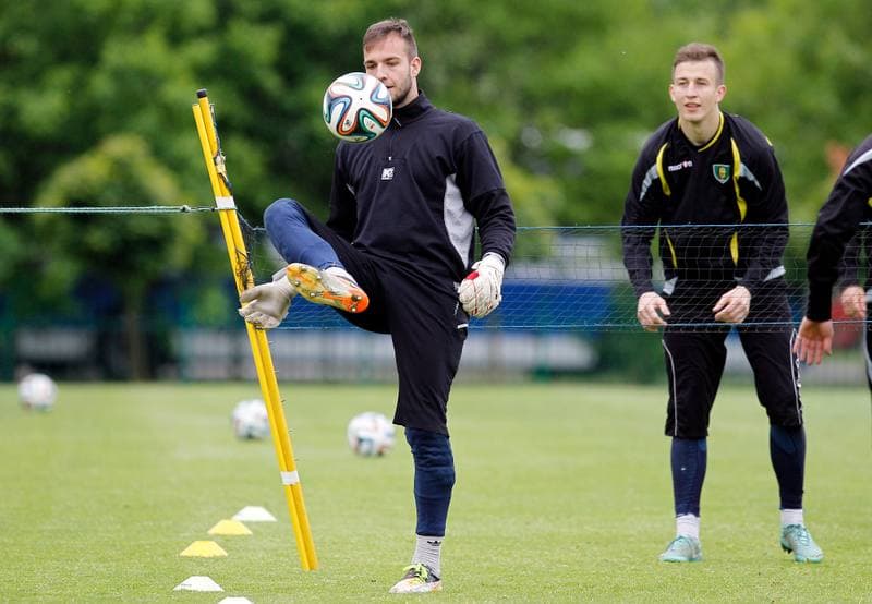 Football. GKS Katowice. Training. 25.01.2015