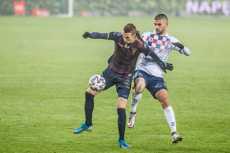 Football. PKO BP Ekstraklasa. Gornik Zabrze - Pogon Szczecin. 27.11.2020