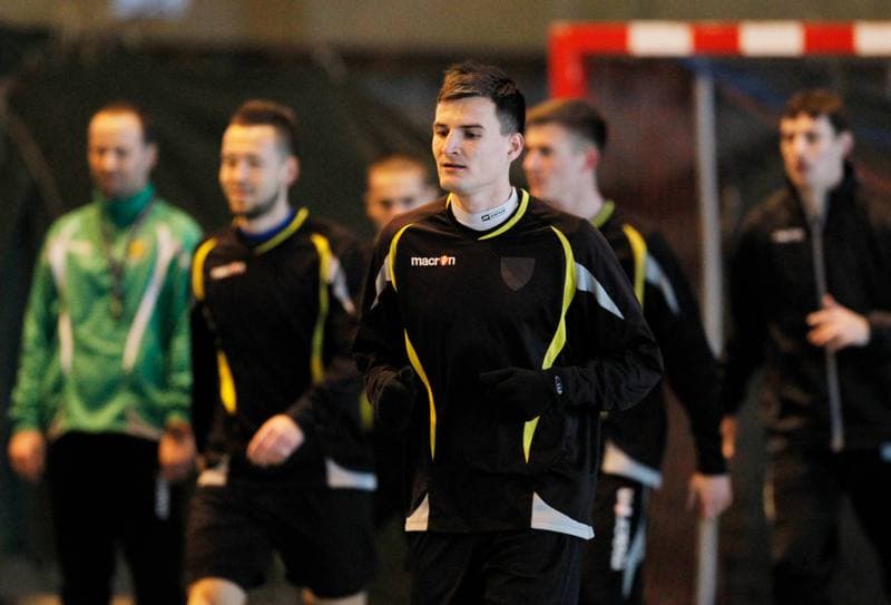 Football. GKS Katowice. Training. 25.01.2015
