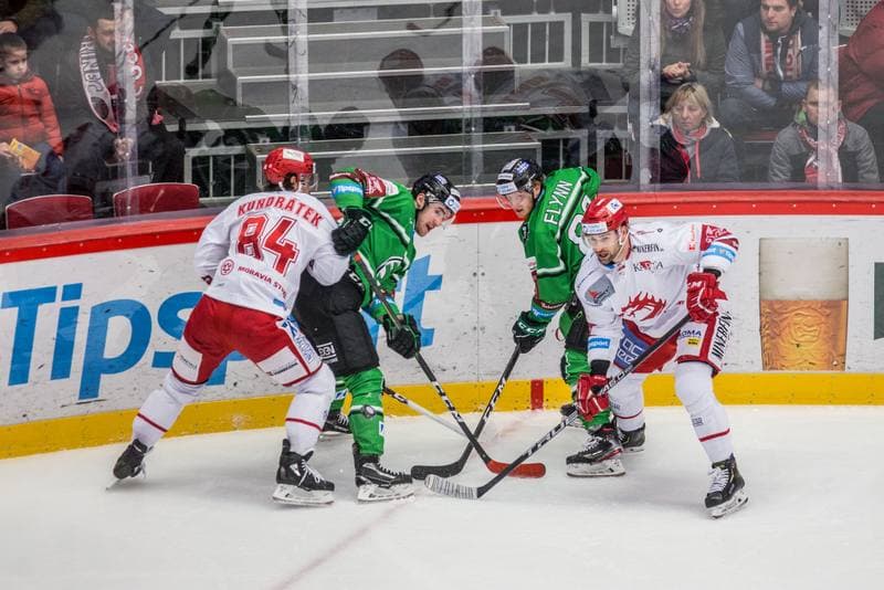 Ice Hockey. Tipsport Extraliga. Ocelari Trinec - BK Mlada Boleslav. 12.02.2020