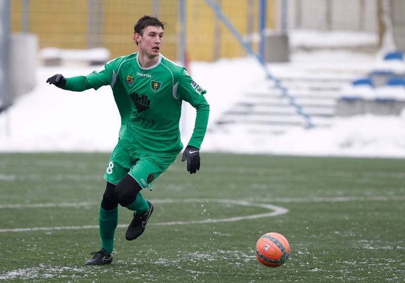Football. Friendly Match. GKS Katowice - Rakow Czestochowa. 28.01.2015