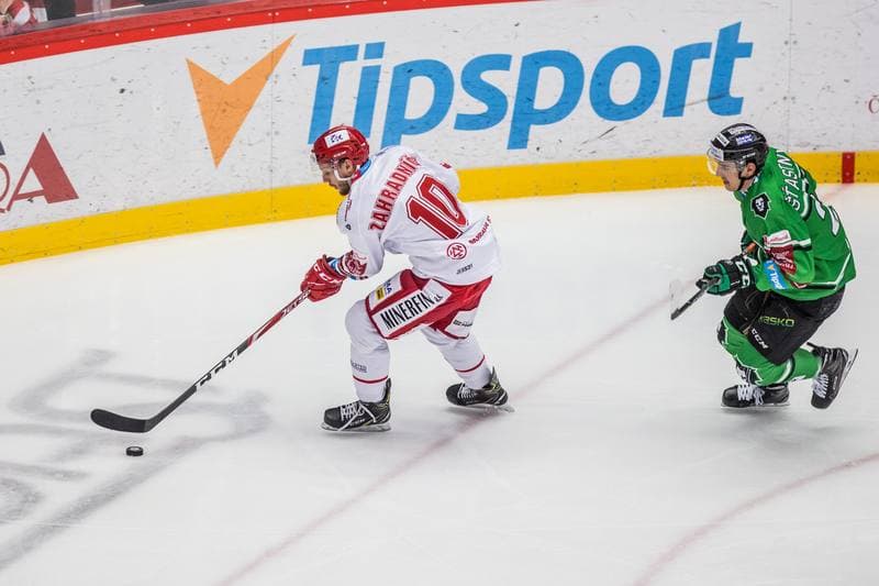 Ice Hockey. Tipsport Extraliga. Ocelari Trinec - BK Mlada Boleslav. 12.02.2020