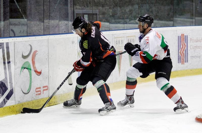 Ice Hockey. Polska Hokej Liga. GKS Tychy - Ciarko KH Sanok. 23.01.2015