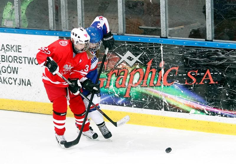 Ice Hockey. U18 Women's World Championship Division I. Poland - Great Britain. 25.01.2015