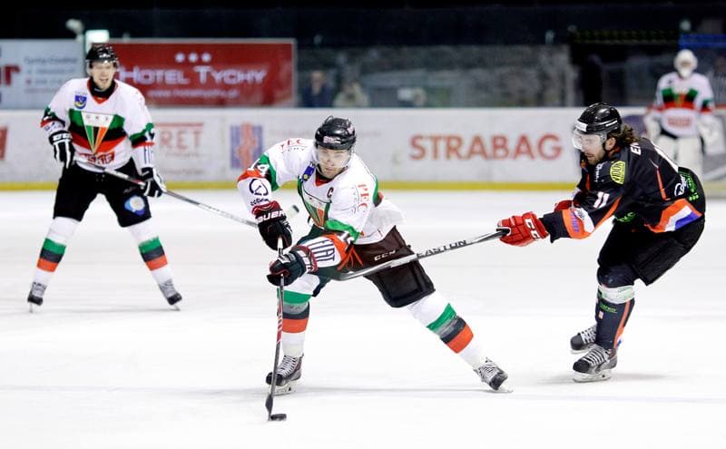 Ice Hockey. Polska Hokej Liga. GKS Tychy - Ciarko KH Sanok. 23.01.2015
