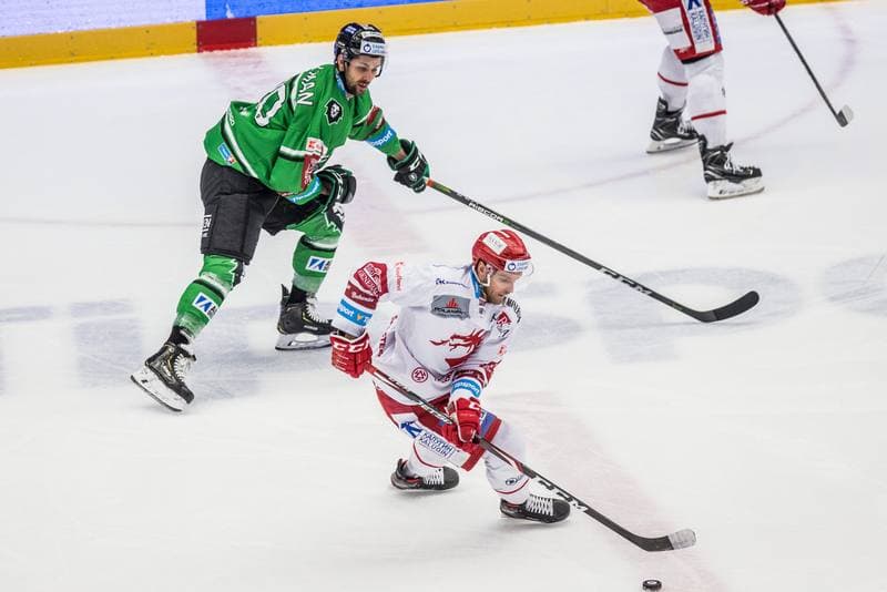 Ice Hockey. Tipsport Extraliga. Ocelari Trinec - BK Mlada Boleslav. 12.02.2020