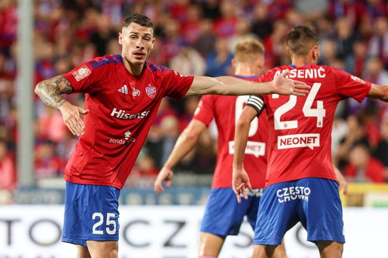 Football. UEFA Conference League. Rakow Czestochowa - Maccabi Haifa. 07.08.2025
