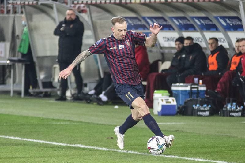 Football. PKO BP Ekstraklasa. Cracovia - Pogon Szczecin. 12.03.2022