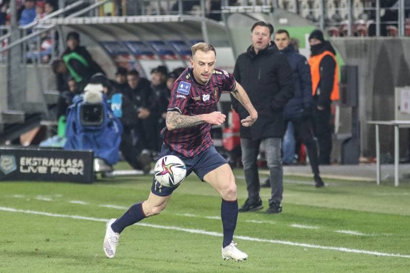 Football. PKO BP Ekstraklasa. Cracovia - Pogon Szczecin. 12.03.2022