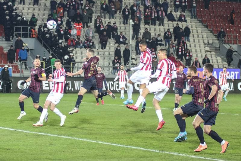 Football. PKO BP Ekstraklasa. Cracovia - Pogon Szczecin. 12.03.2022