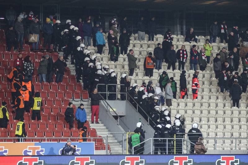Football. PKO BP Ekstraklasa. Cracovia - Pogon Szczecin. 12.03.2022