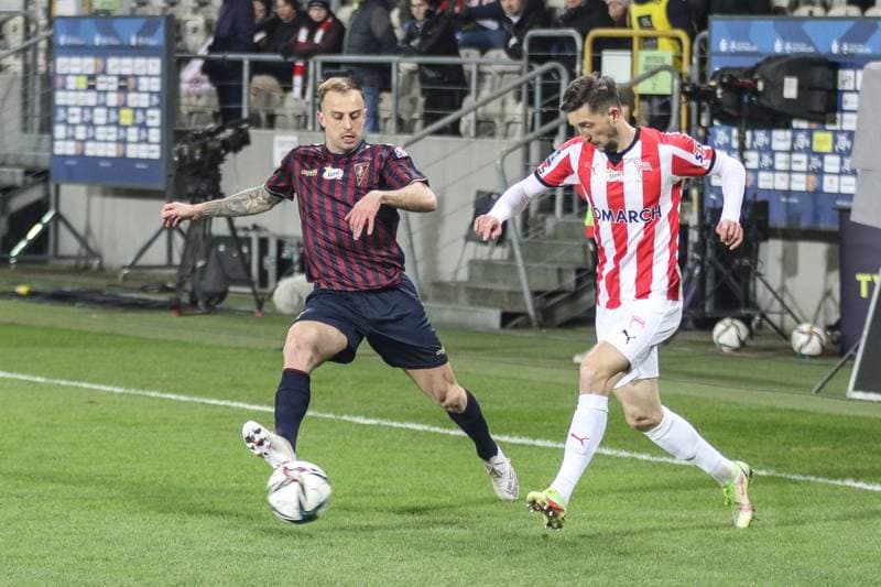 Football. PKO BP Ekstraklasa. Cracovia - Pogon Szczecin. 12.03.2022