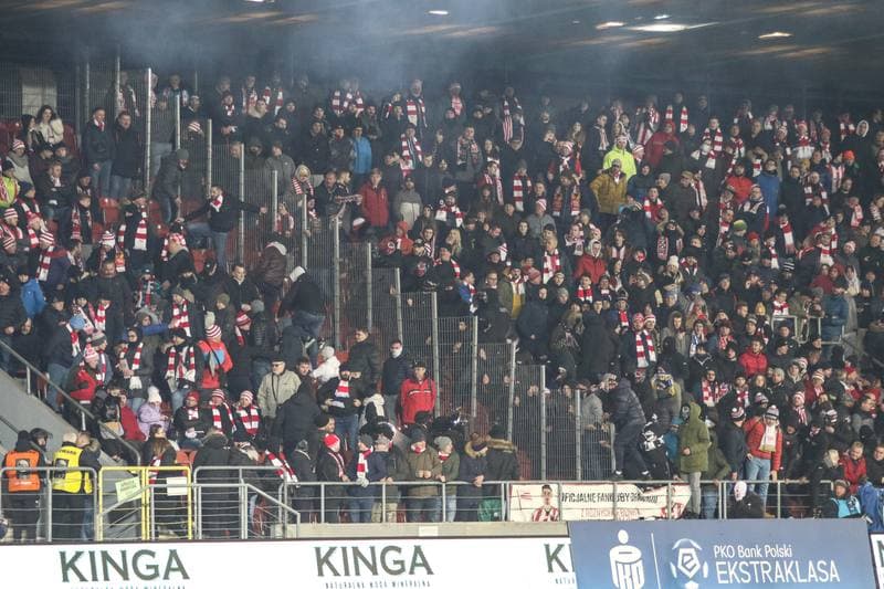 Football. PKO BP Ekstraklasa. Cracovia - Pogon Szczecin. 12.03.2022
