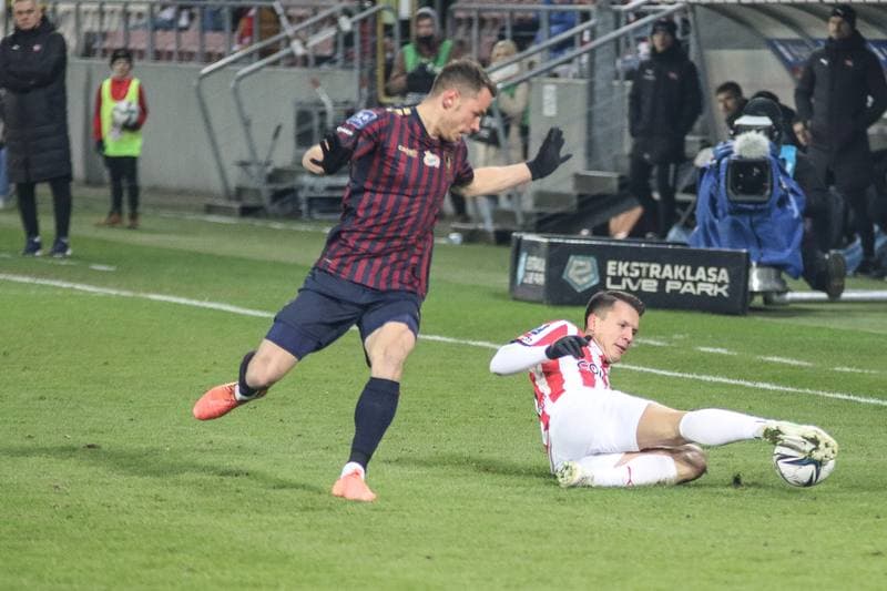 Football. PKO BP Ekstraklasa. Cracovia - Pogon Szczecin. 12.03.2022
