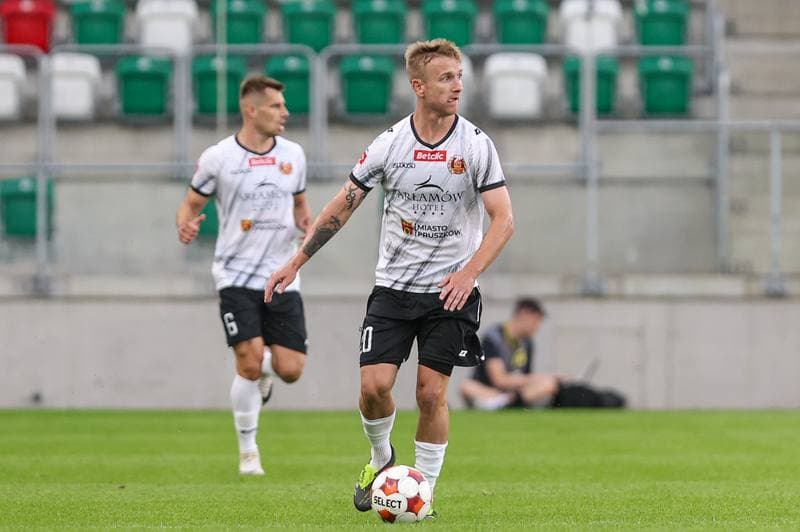 Football. Betclic I liga. Wieczysta Krakow - Znicz Pruszkow. 01.08.2025