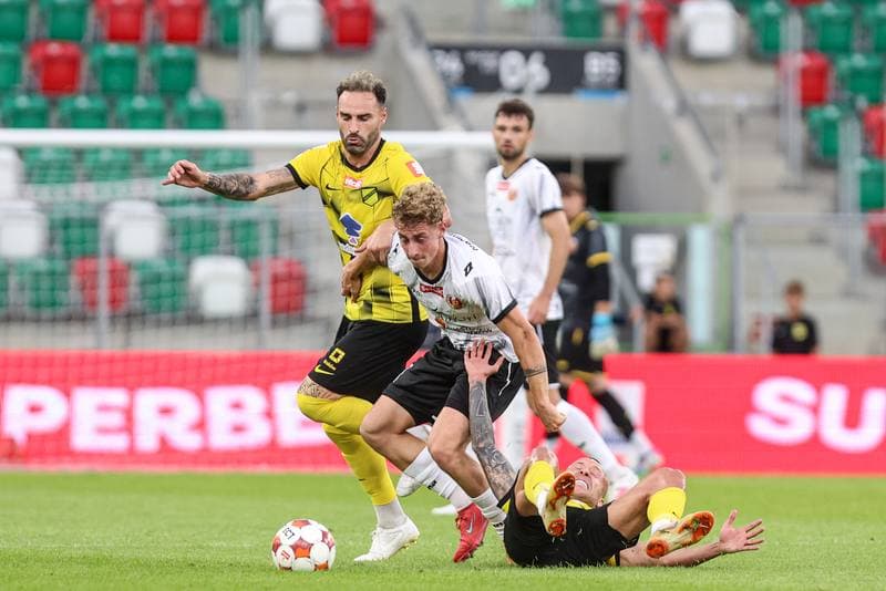 Football. Betclic I liga. Wieczysta Krakow - Znicz Pruszkow. 01.08.2025