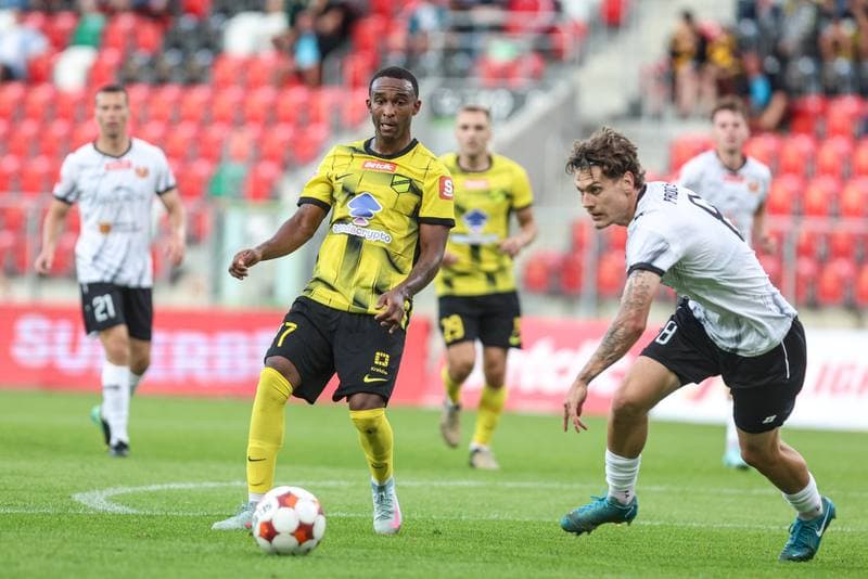 Football. Betclic I liga. Wieczysta Krakow - Znicz Pruszkow. 01.08.2025