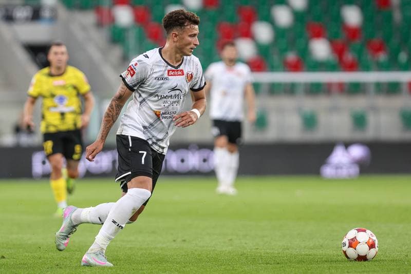 Football. Betclic I liga. Wieczysta Krakow - Znicz Pruszkow. 01.08.2025