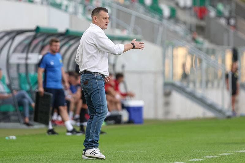 Football. Betclic I liga. Wieczysta Krakow - Znicz Pruszkow. 01.08.2025