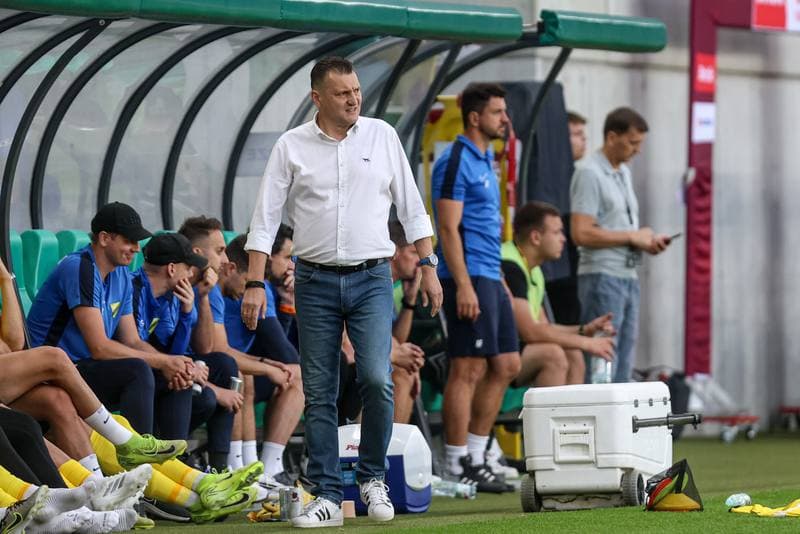 Football. Betclic I liga. Wieczysta Krakow - Znicz Pruszkow. 01.08.2025