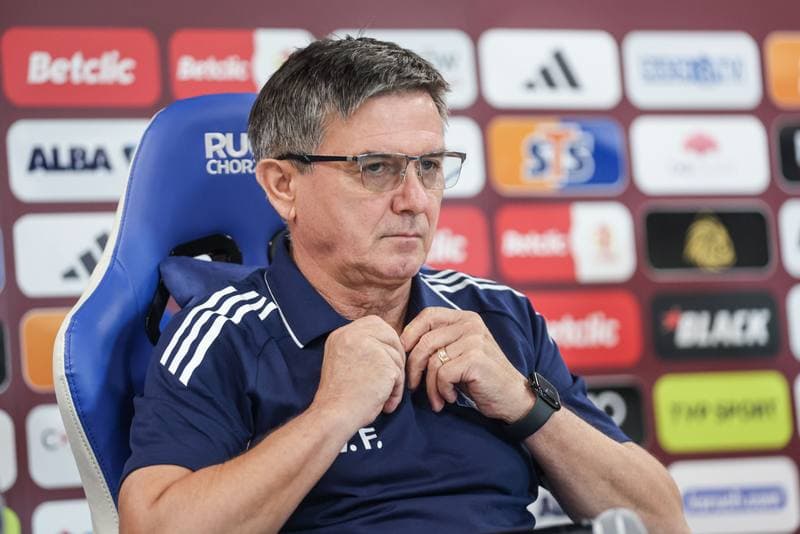 Football. Ruch Chorzow. Press Conference. 07.08.2025