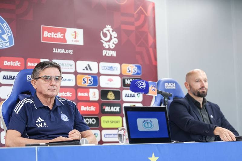 Football. Ruch Chorzow. Press Conference. 07.08.2025