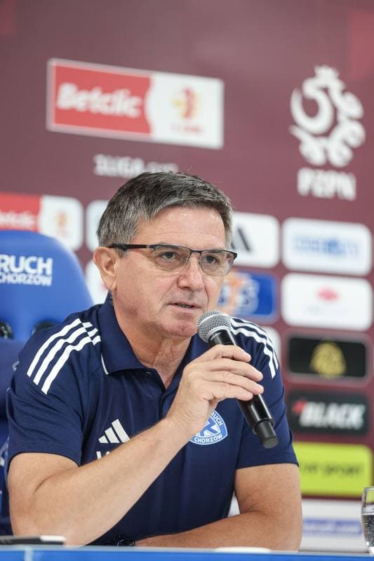 Football. Ruch Chorzow. Press Conference. 07.08.2025
