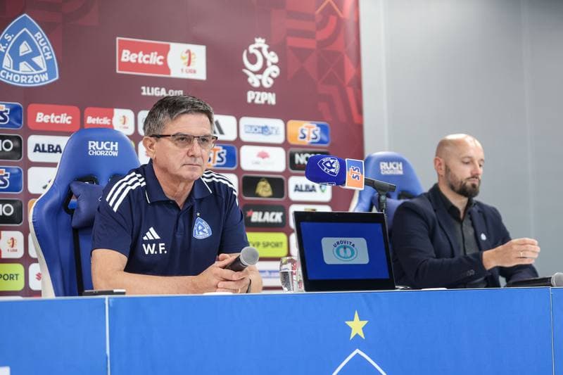 Football. Ruch Chorzow. Press Conference. 07.08.2025