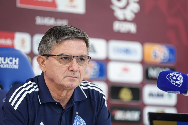 Football. Ruch Chorzow. Press Conference. 07.08.2025