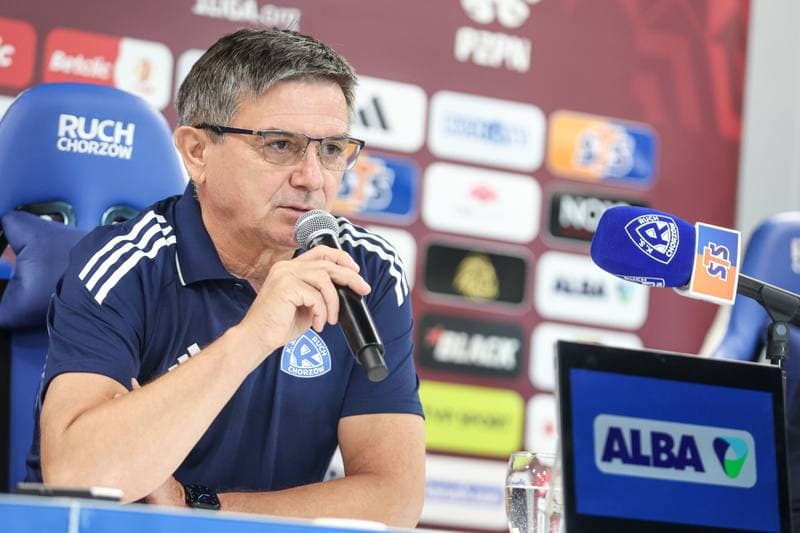 Football. Ruch Chorzow. Press Conference. 07.08.2025