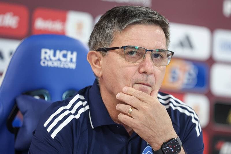 Football. Ruch Chorzow. Press Conference. 07.08.2025