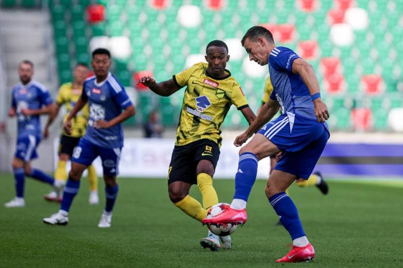Football. Betclic I liga. Wieczysta Krakow - Ruch Chorzow. 28.09.2025