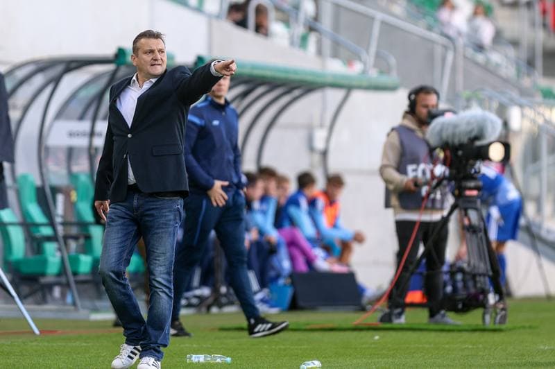 Football. Betclic I liga. Wieczysta Krakow - Ruch Chorzow. 28.09.2025