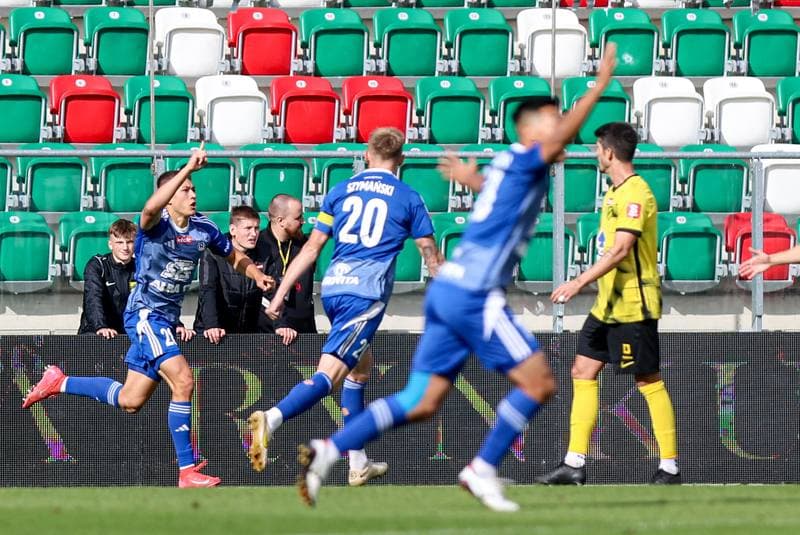 Football. Betclic I liga. Wieczysta Krakow - Ruch Chorzow. 28.09.2025
