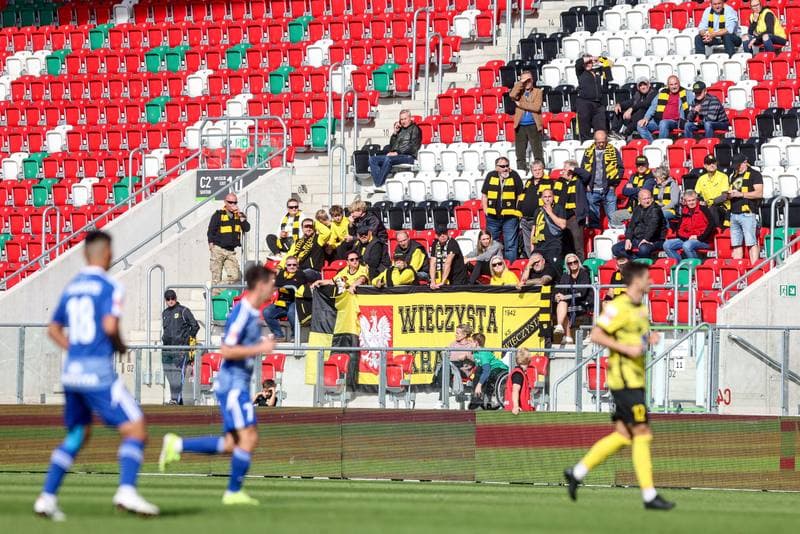 Football. Betclic I liga. Wieczysta Krakow - Ruch Chorzow. 28.09.2025