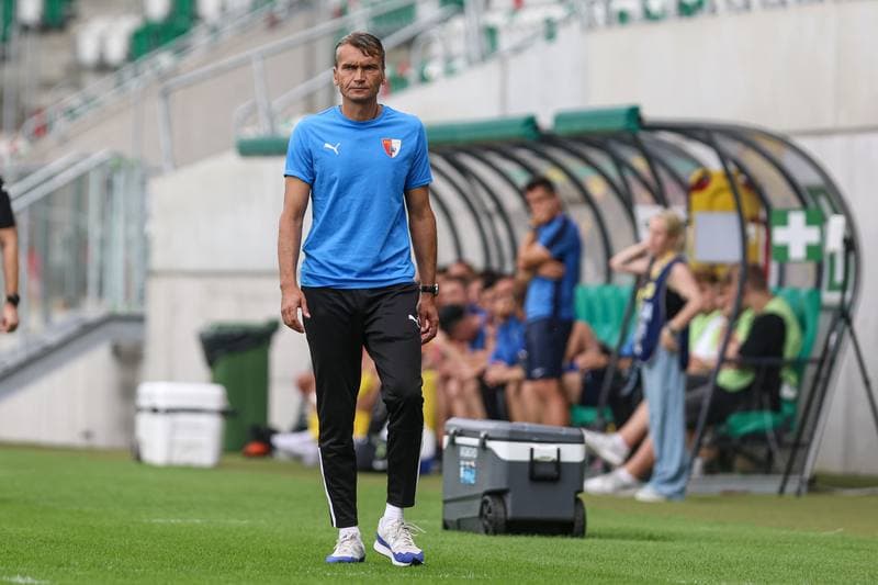 Football. Betclic I liga. Wieczysta Krakow - Pogon Siedlce. 27.07.2025
