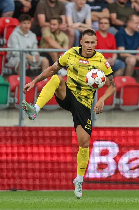 Football. Betclic I liga. Wieczysta Krakow - Pogon Siedlce. 27.07.2025