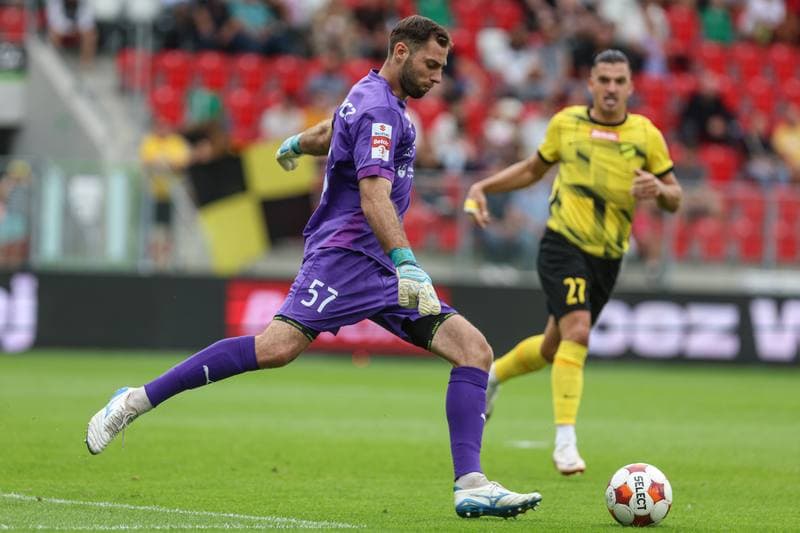 Football. Betclic I liga. Wieczysta Krakow - Pogon Siedlce. 27.07.2025