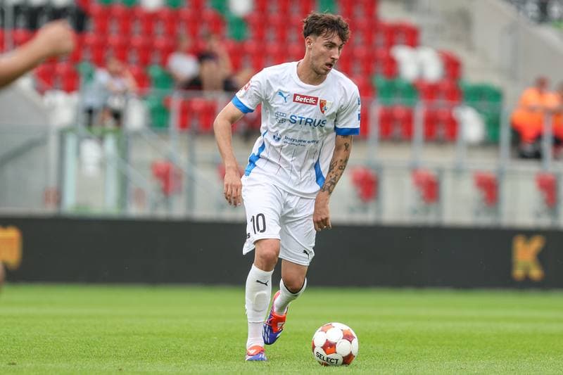 Football. Betclic I liga. Wieczysta Krakow - Pogon Siedlce. 27.07.2025