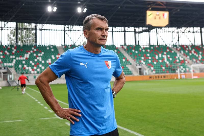 Football. Betclic I liga. Wieczysta Krakow - Pogon Siedlce. 27.07.2025