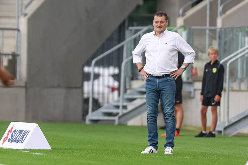 Football. Betclic I liga. Wieczysta Krakow - Pogon Siedlce. 27.07.2025