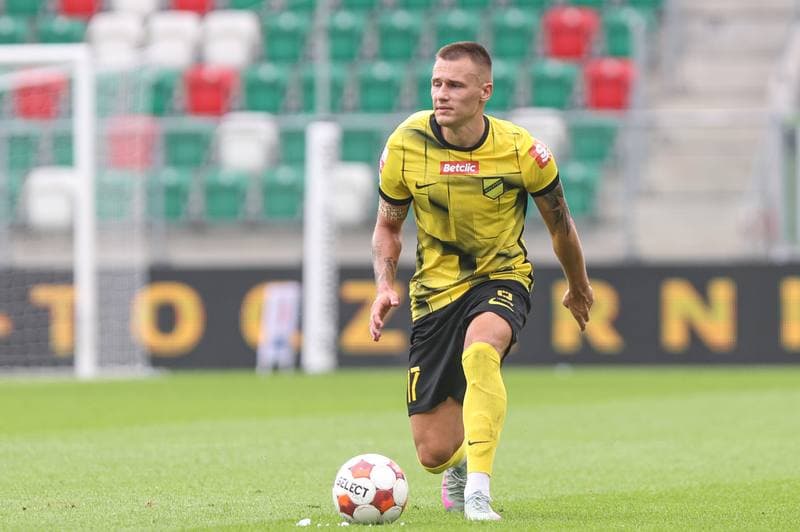 Football. Betclic I liga. Wieczysta Krakow - Pogon Siedlce. 27.07.2025