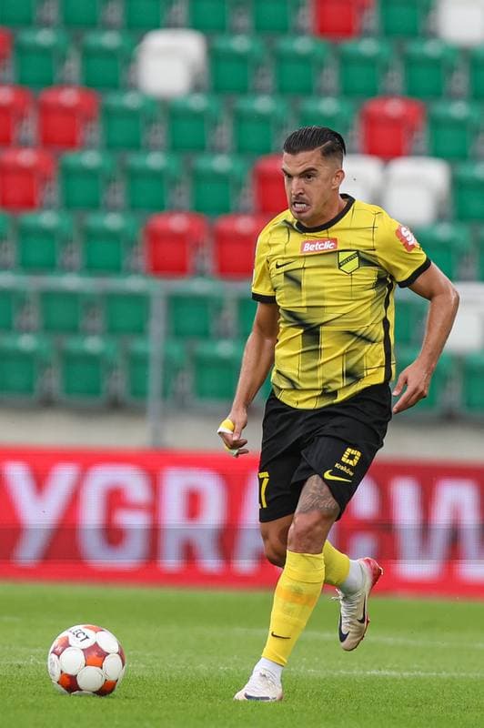 Football. Betclic I liga. Wieczysta Krakow - Pogon Siedlce. 27.07.2025