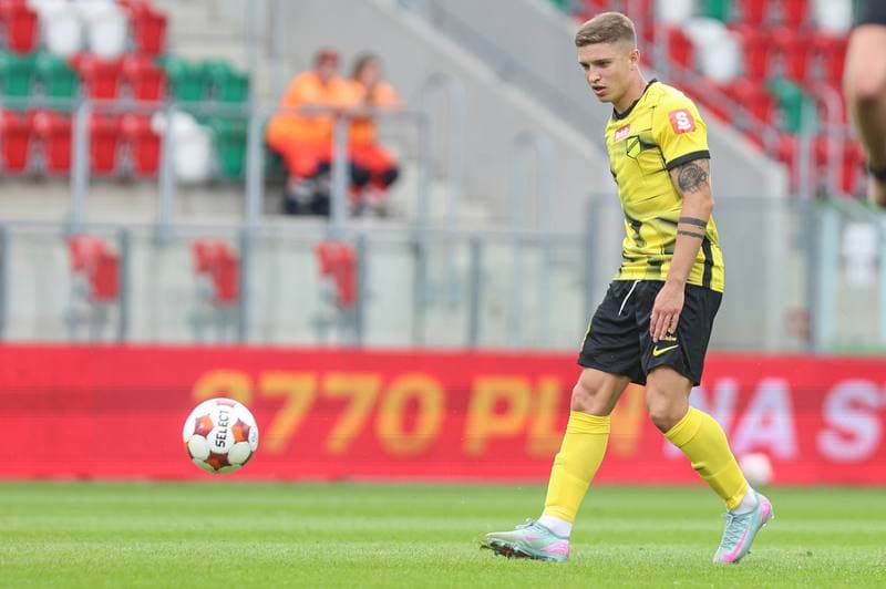 Football. Betclic I liga. Wieczysta Krakow - Pogon Siedlce. 27.07.2025