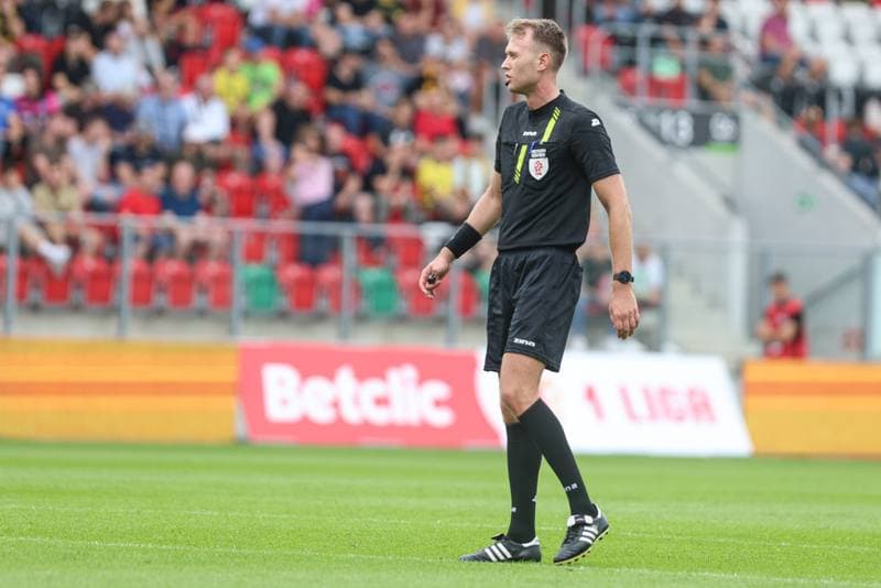 Football. Betclic I liga. Wieczysta Krakow - Pogon Siedlce. 27.07.2025