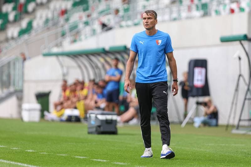 Football. Betclic I liga. Wieczysta Krakow - Pogon Siedlce. 27.07.2025