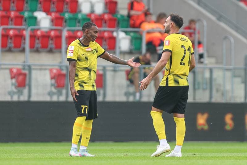 Football. Betclic I liga. Wieczysta Krakow - Pogon Siedlce. 27.07.2025