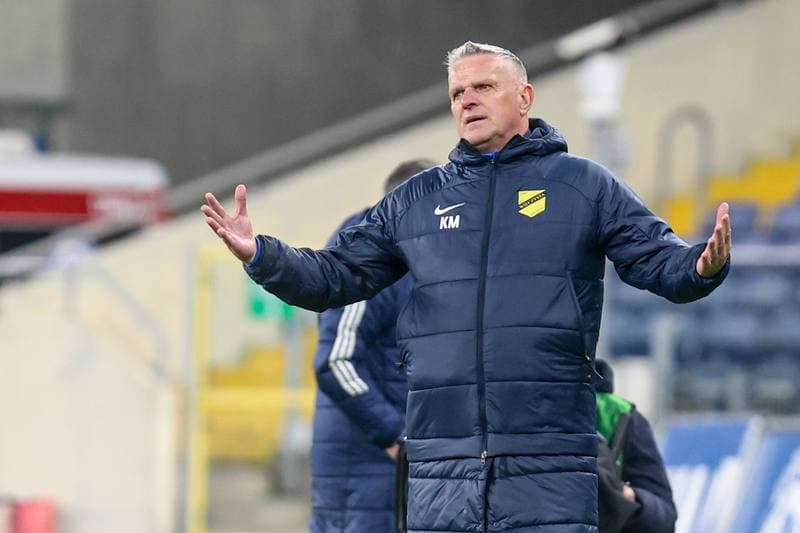 Football. Betclic I liga. Ruch Chorzow - Wieczysta Krakow. 11.04.2026